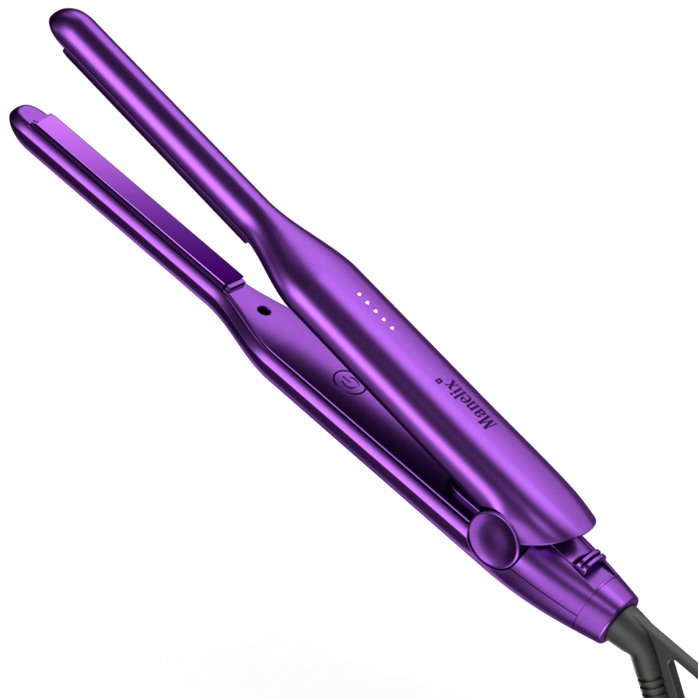 BeKind Manelix | Super Slim 2-in-1 Hair Straightener and Curler for Short & Fine Hair