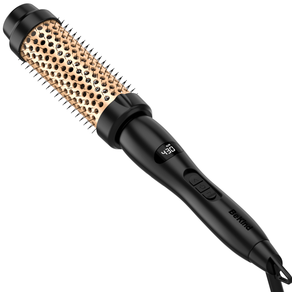 BeKind Twist Pro | 1.5" Thermal Brush, Round Heated Brush with Negative Ion