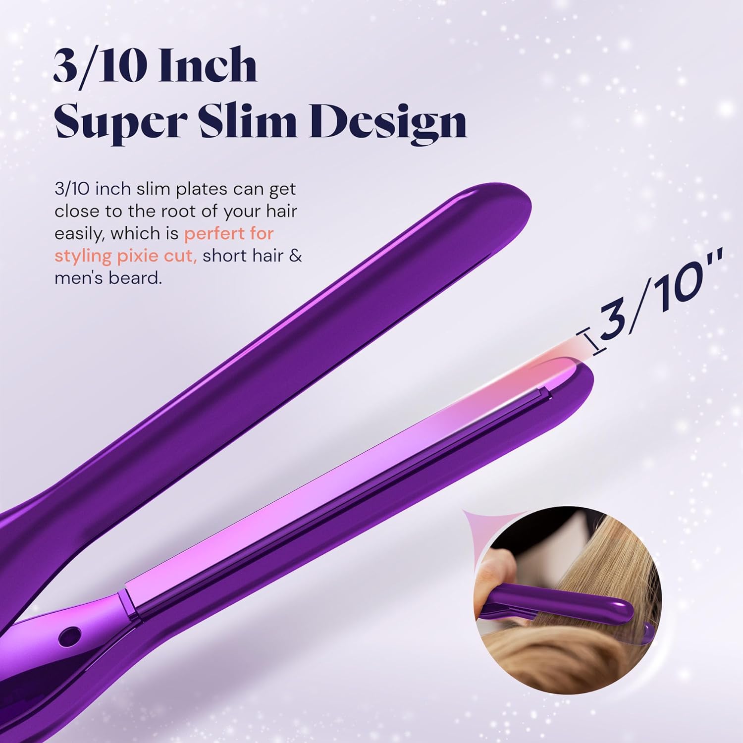 BeKind Manelix | 2 in 1 Super Slim Hair Straightener and Curler - BeKind - 