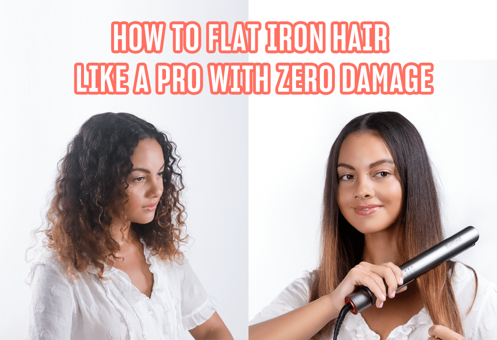 Does a flat 2025 iron damage hair